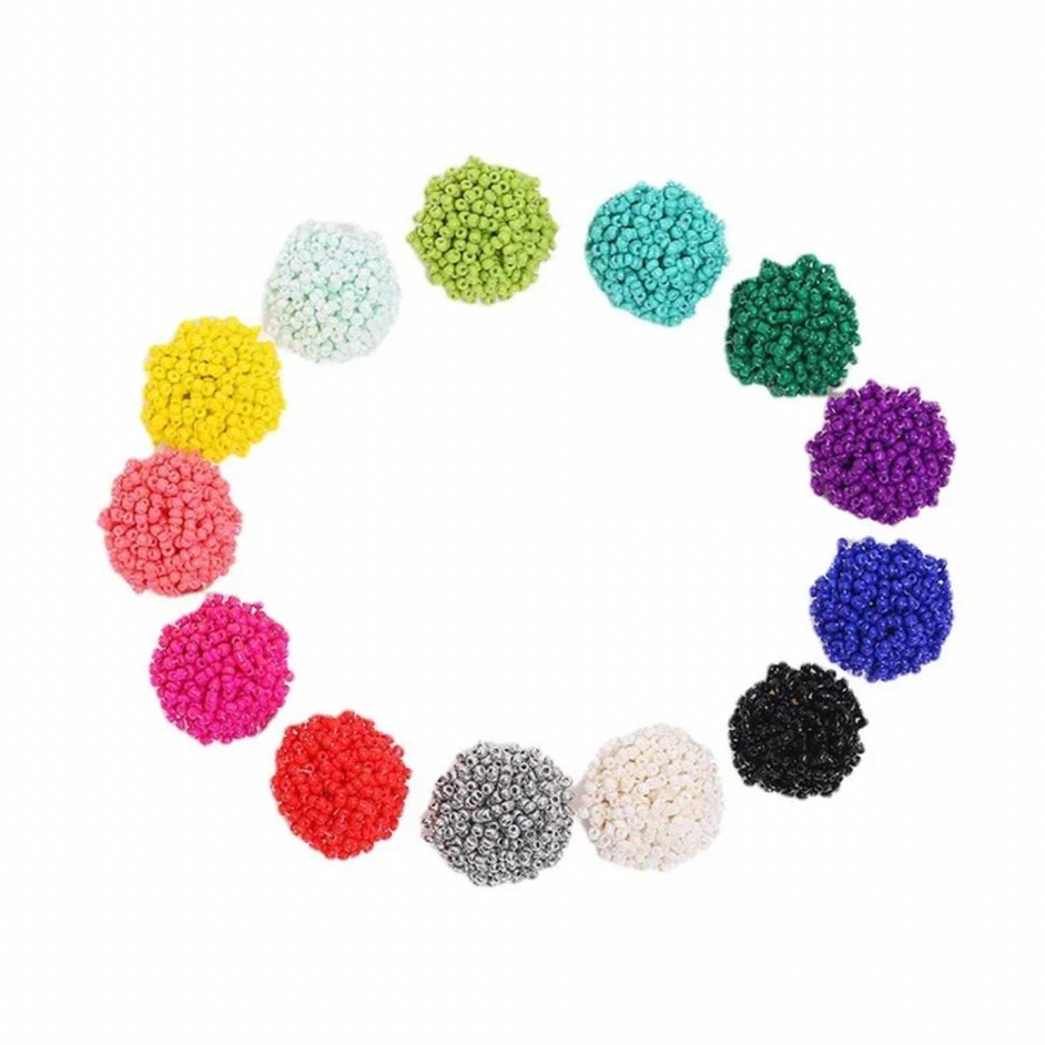 Pom Pom Earrings