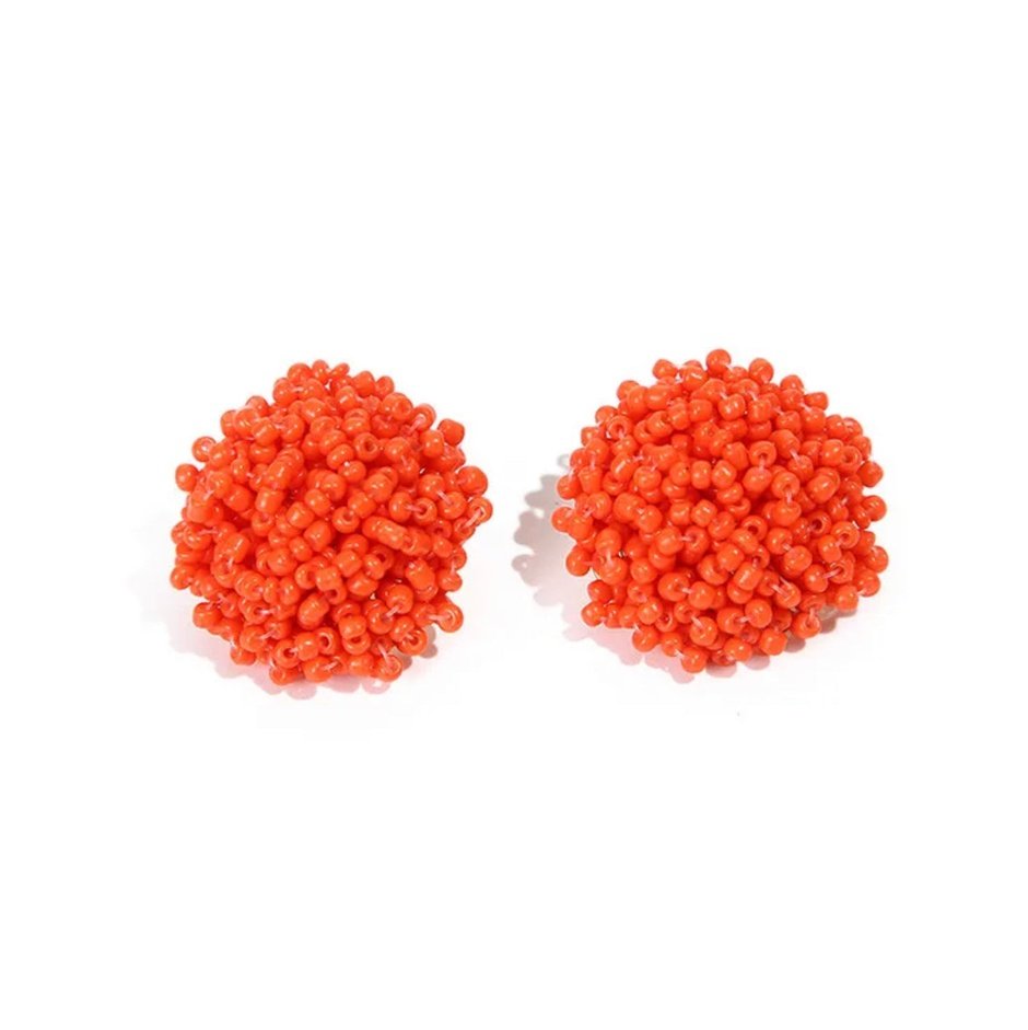 Pom Pom Earrings