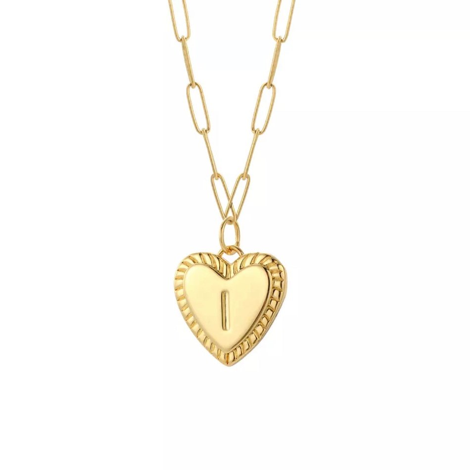 INITIAL HEART LUXE NECKLACE