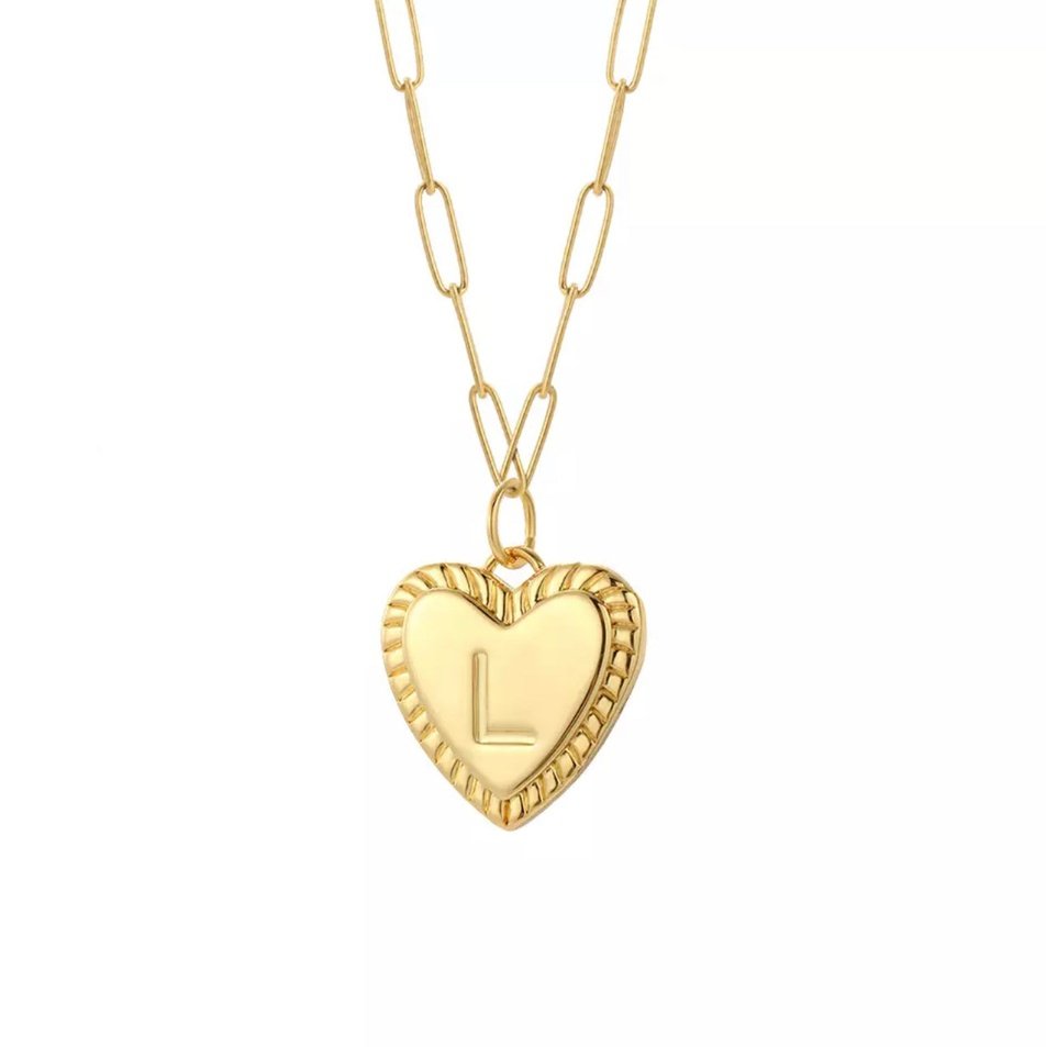 INITIAL HEART LUXE NECKLACE